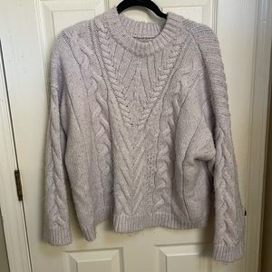 Lavender knitted sweater